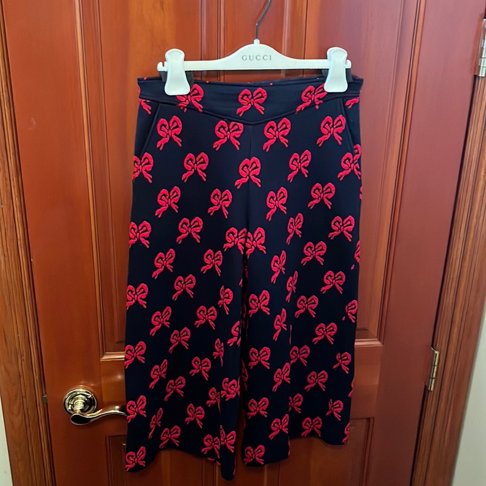 Girls genuine gucci wool and cotton gaucho pants size 12